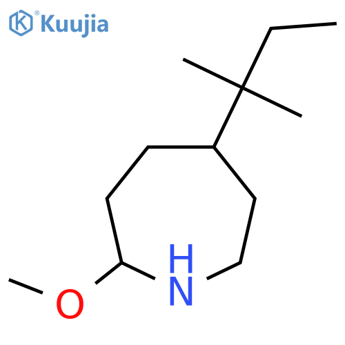 2-methoxy-5-(2-methylbutan-2-yl)azepane structure