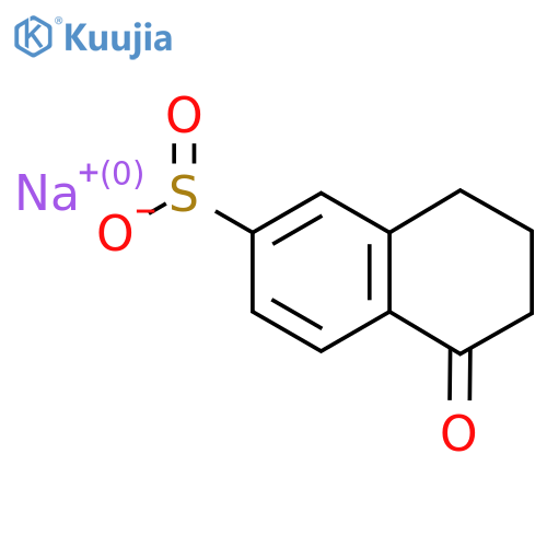 Sodium 5-oxo-5,6,7,8-tetrahydronaphthalene-2-sulfinate structure