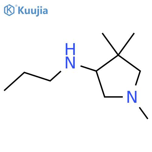 1,4,4-trimethyl-N-propylpyrrolidin-3-amine structure