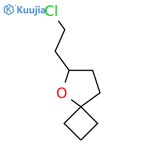 6-(2-Chloroethyl)-5-oxaspiro[3.4]octane structure