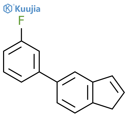 5-(3-fluorophenyl)-1H-indene structure