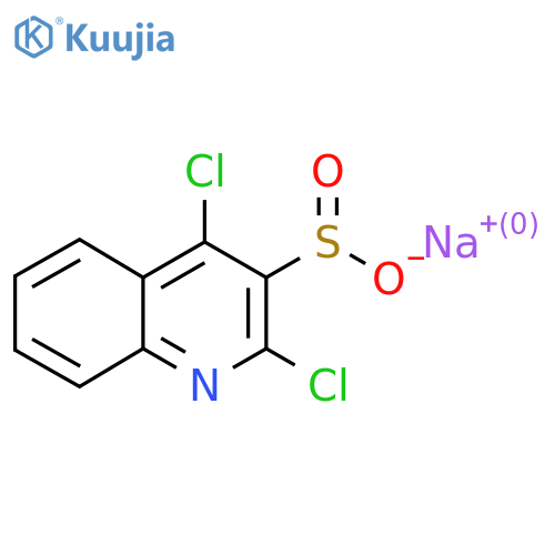 Sodium 2,4-dichloroquinoline-3-sulfinate structure