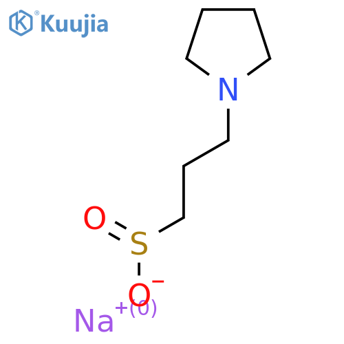 Sodium 3-(pyrrolidin-1-yl)propane-1-sulfinate structure