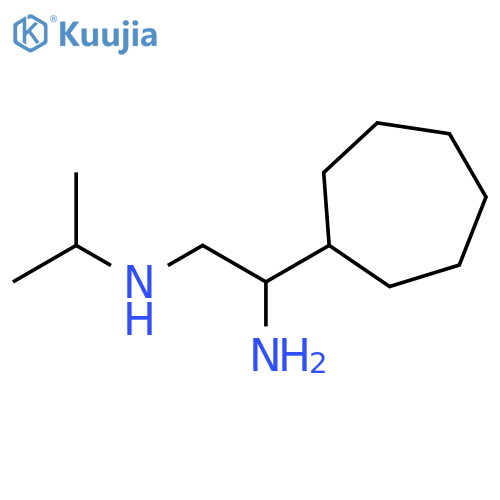 1,2-Ethanediamine, 1-cycloheptyl-N2-(1-methylethyl)- structure