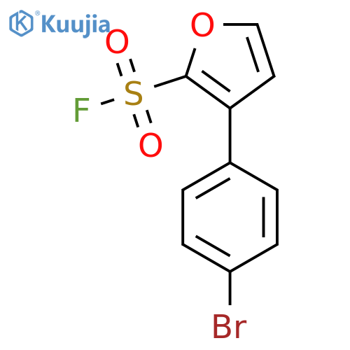 3-(4-Bromophenyl)furan-2-sulfonyl fluoride structure