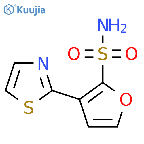 3-(1,3-Thiazol-2-yl)furan-2-sulfonamide structure