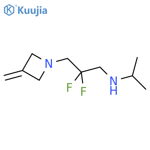 [2,2-Difluoro-3-(3-methylideneazetidin-1-yl)propyl](propan-2-yl)amine structure