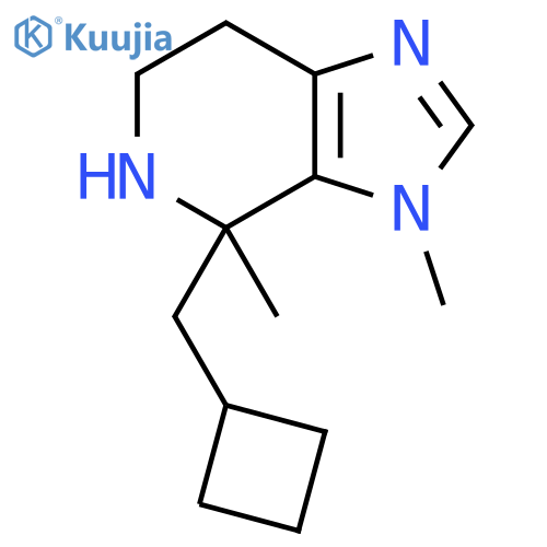 4-(cyclobutylmethyl)-3,4-dimethyl-3H,4H,5H,6H,7H-imidazo4,5-cpyridine structure