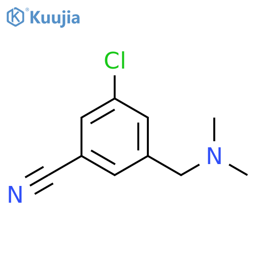 Benzonitrile, 3-chloro-5-[(dimethylamino)methyl]- structure