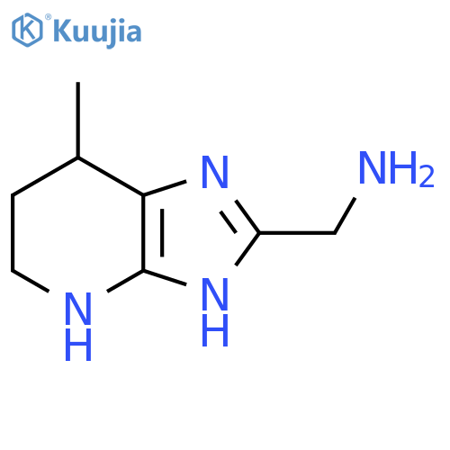 3H-Imidazo[4,5-b]pyridine-2-methanamine, 4,5,6,7-tetrahydro-7-methyl- structure