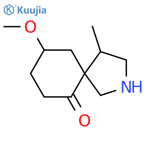 9-methoxy-4-methyl-2-azaspiro4.5decan-6-one structure