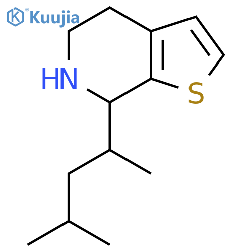 7-(4-methylpentan-2-yl)-4H,5H,6H,7H-thieno2,3-cpyridine structure
