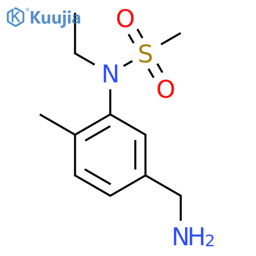 N-5-(aminomethyl)-2-methylphenyl-N-ethylmethanesulfonamide structure