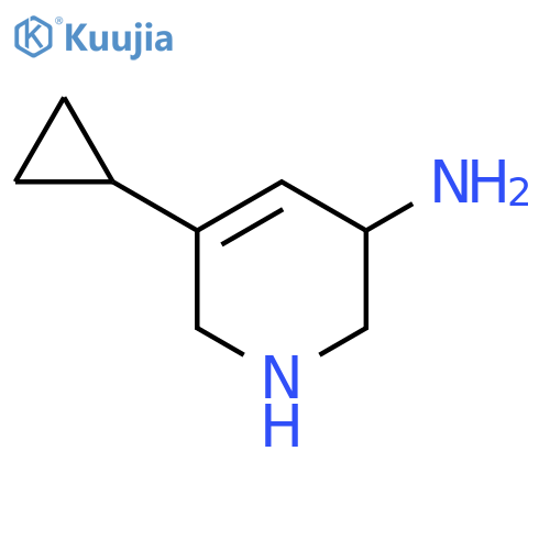 5-Cyclopropyl-1,2,3,6-tetrahydropyridin-3-amine structure