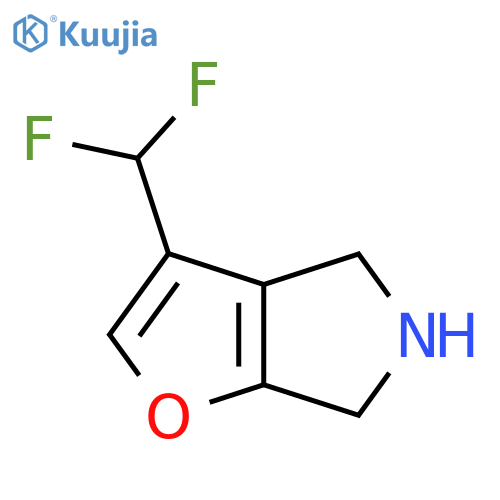 3-(difluoromethyl)-4H,5H,6H-furo[2,3-c]pyrrole structure