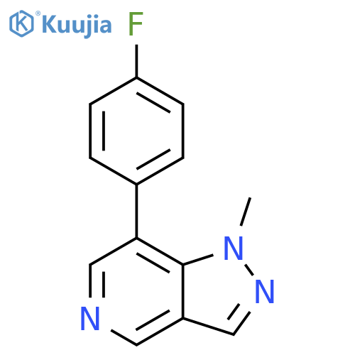 7-(4-fluorophenyl)-1-methyl-1H-pyrazolo[4,3-c]pyridine structure