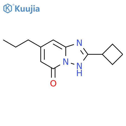 2-cyclobutyl-7-propyl-1,2,4triazolo1,5-apyridin-5-ol structure