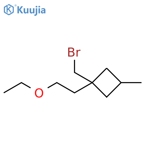 Cyclobutane, 1-(bromomethyl)-1-(2-ethoxyethyl)-3-methyl- structure