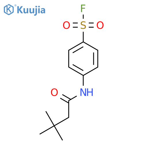 4-(3,3-Dimethylbutanamido)benzene-1-sulfonyl fluoride structure