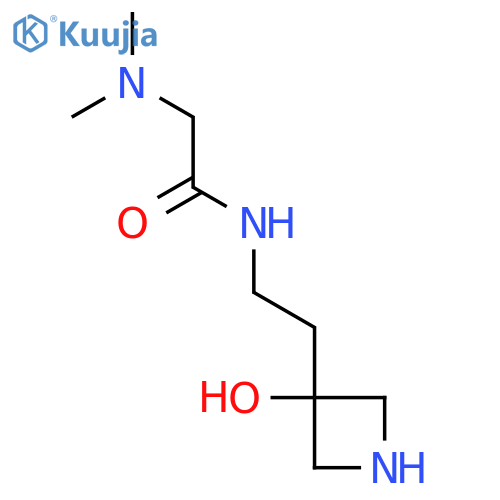 2-(dimethylamino)-N-[2-(3-hydroxyazetidin-3-yl)ethyl]acetamide structure