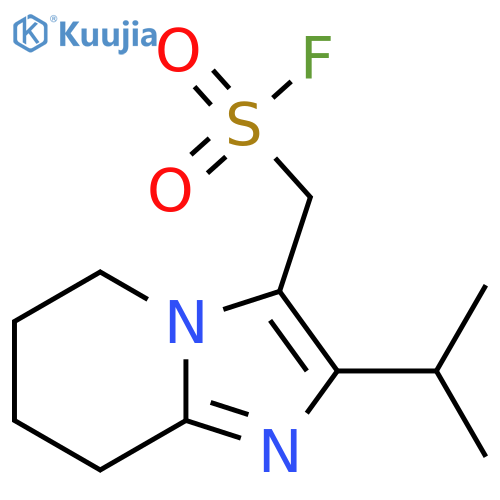 [2-(propan-2-yl)-5H,6H,7H,8H-imidazo[1,2-a]pyridin-3-yl]methanesulfonyl fluoride structure