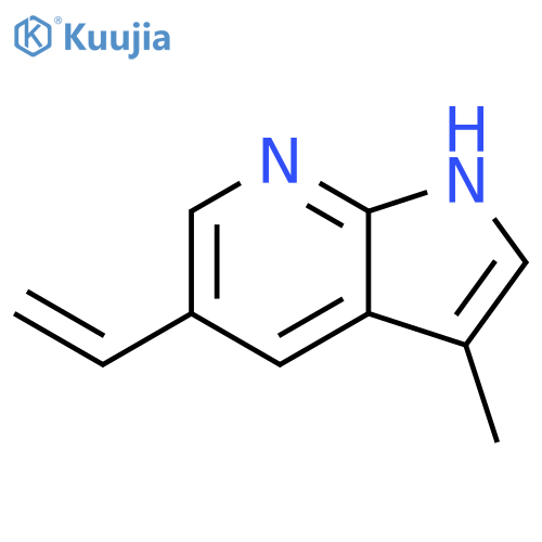 1H-Pyrrolo[2,3-b]pyridine, 5-ethenyl-3-methyl- structure