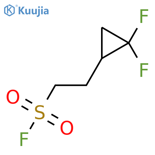 2-(2,2-Difluorocyclopropyl)ethane-1-sulfonyl fluoride structure