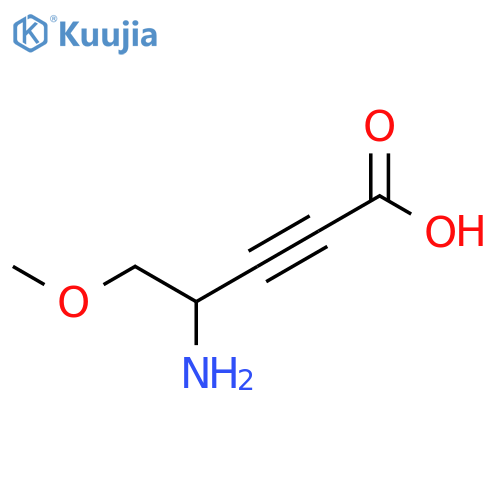 2-Pentynoic acid, 4-amino-5-methoxy- structure