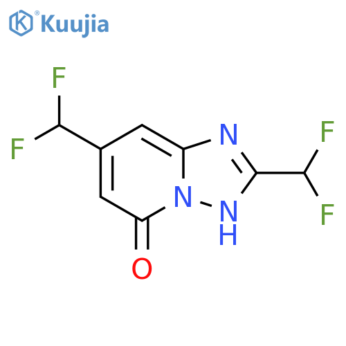 2,7-bis(difluoromethyl)-1,2,4triazolo1,5-apyridin-5-ol structure