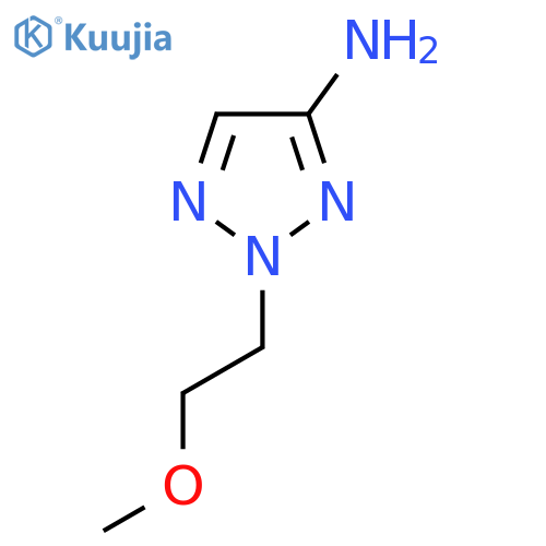 2-(2-methoxyethyl)-2H-1,2,3-triazol-4-amine structure