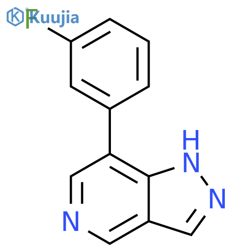 7-(3-fluorophenyl)-1H-pyrazolo[4,3-c]pyridine structure