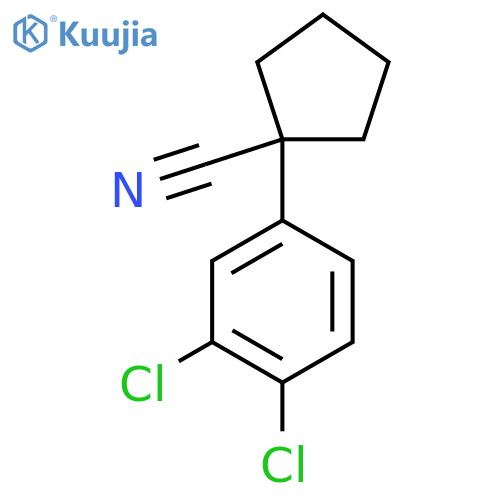 1-(3,4-Dichlorophenyl)cyclopentanecarbonitrile structure