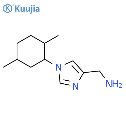 1H-Imidazole-4-methanamine, 1-(2,5-dimethylcyclohexyl)- structure