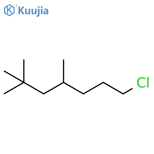 Heptane, 1-chloro-4,6,6-trimethyl- structure