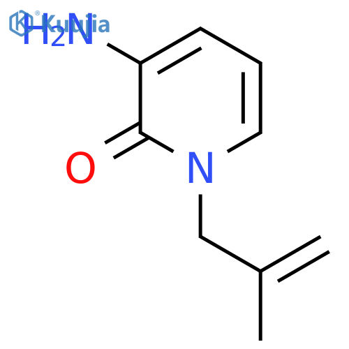 3-amino-1-(2-methylprop-2-en-1-yl)-1,2-dihydropyridin-2-one structure