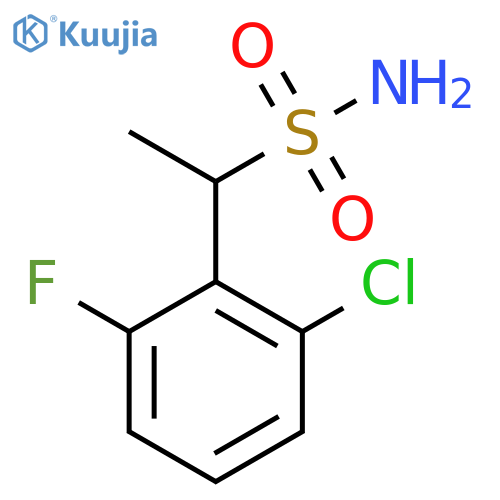 1-(2-Chloro-6-fluorophenyl)ethanesulfonamide structure