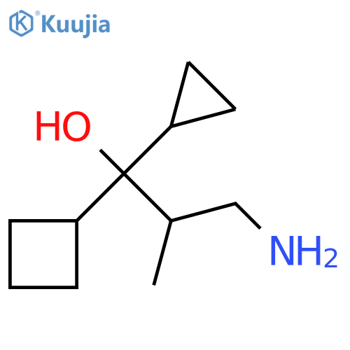 Cyclobutanemethanol, α-(2-amino-1-methylethyl)-α-cyclopropyl- structure