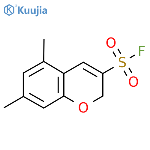 5,7-dimethyl-2H-chromene-3-sulfonyl fluoride structure