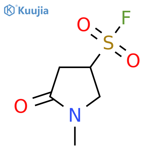 1-Methyl-5-oxopyrrolidine-3-sulfonyl fluoride structure