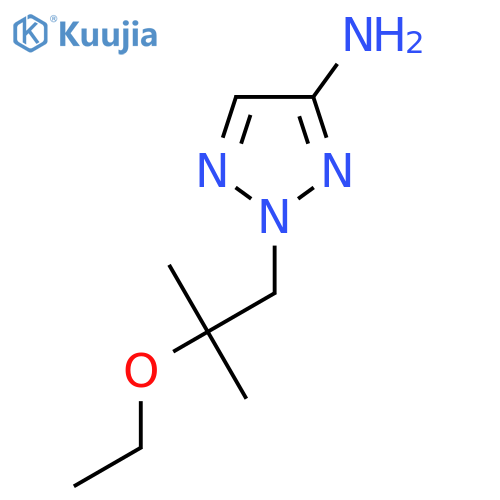 2-(2-ethoxy-2-methylpropyl)-2H-1,2,3-triazol-4-amine structure