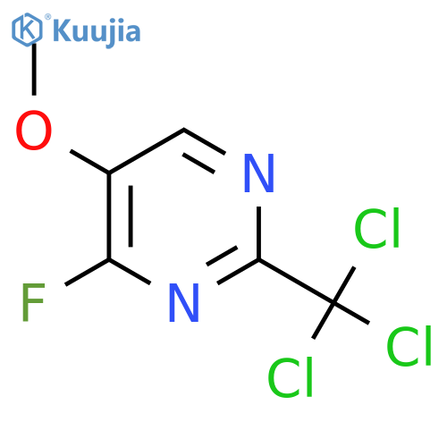 4-Fluoro-5-methoxy-2-(trichloromethyl)pyrimidine structure