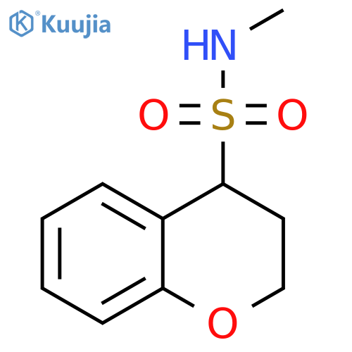 2H-1-Benzopyran-4-sulfonamide, 3,4-dihydro-N-methyl- structure