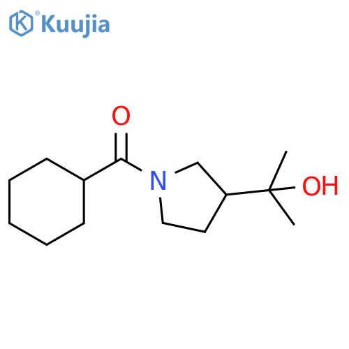 Methanone, cyclohexyl[3-(1-hydroxy-1-methylethyl)-1-pyrrolidinyl]- structure