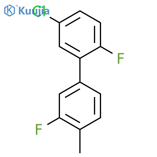 4-Chloro-1-fluoro-2-(3-fluoro-4-methylphenyl)benzene structure