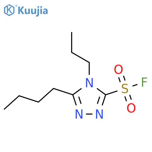 5-butyl-4-propyl-4H-1,2,4-triazole-3-sulfonyl fluoride structure