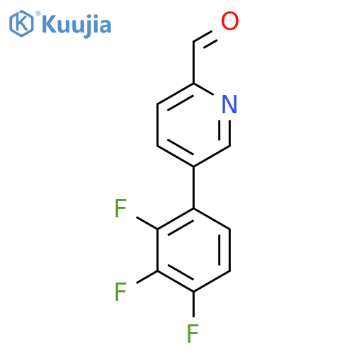 5-(2,3,4-Trifluorophenyl)pyridine-2-carbaldehyde structure