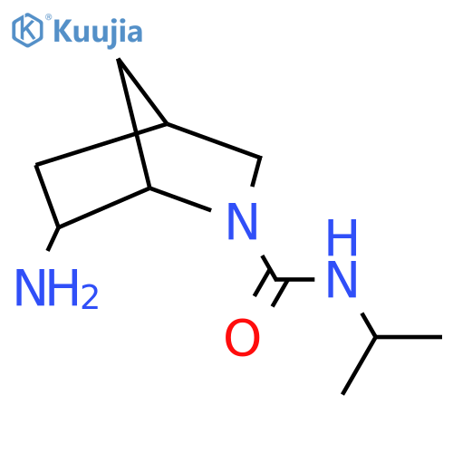 6-amino-N-(propan-2-yl)-2-azabicyclo[2.2.1]heptane-2-carboxamide structure