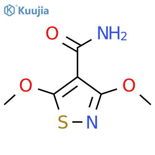 Dimethoxy-1,2-thiazole-4-carboxamide structure