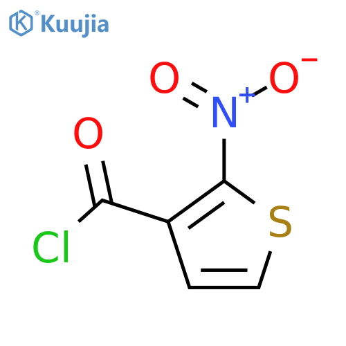 2-Nitrothiophene-3-carbonyl chloride structure
