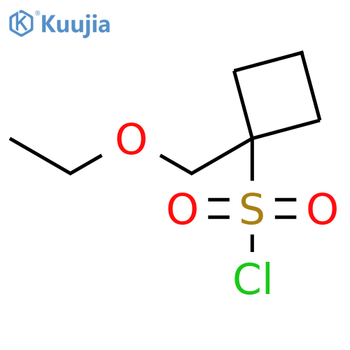 Cyclobutanesulfonyl chloride, 1-(ethoxymethyl)- structure